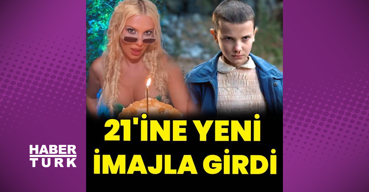 Millie Bobby Brown 21’inci yaş gününde sarışın oldu