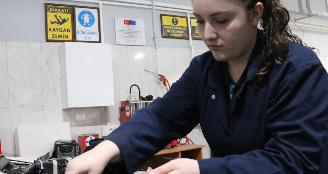 Kayserili Songül, erkek egemen mesleği yerle bir etti