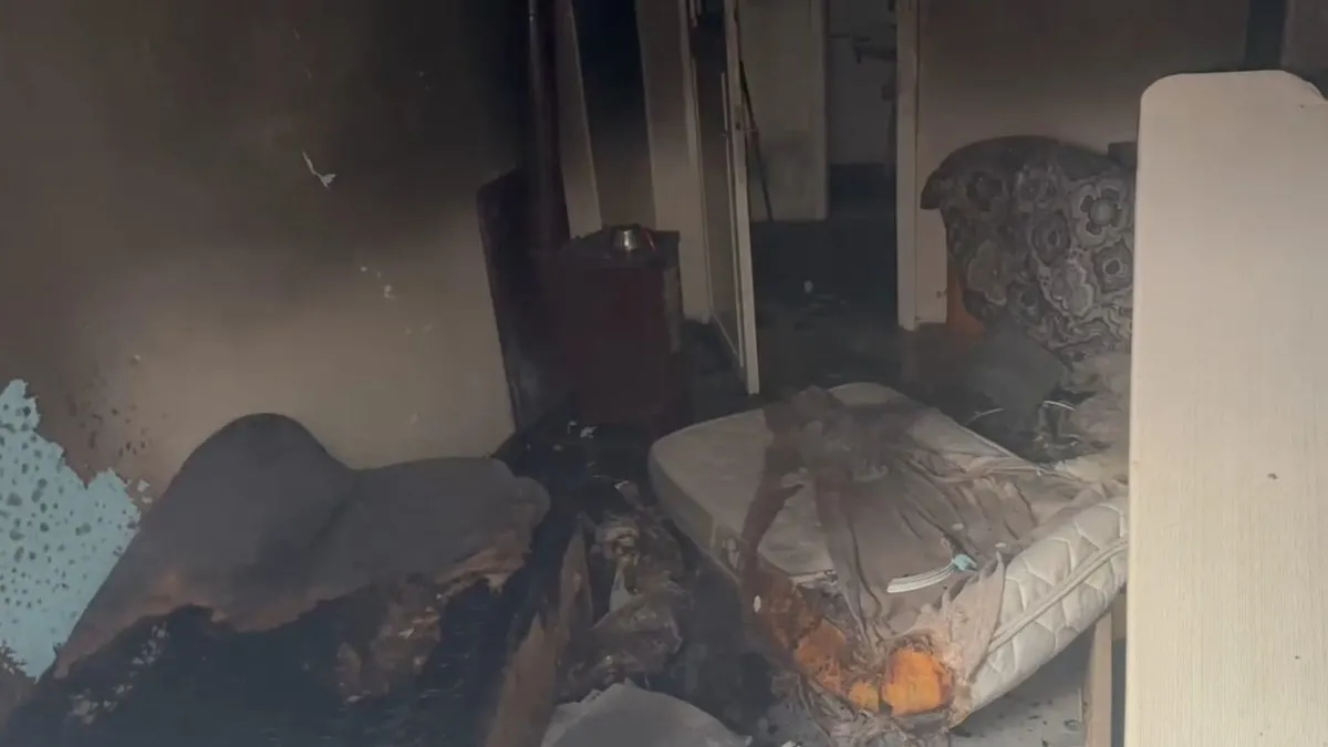 Kiracı evi yaktı, ev sahibi gözyaşına boğuldu!